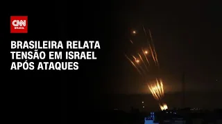 Brasileira relata tensão em Israel após ataques | CNN NOVO DIA