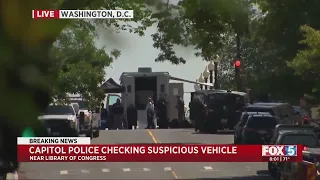 Police Investigate Report Of Explosive In Truck Outside Library Of Congress
