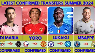 LATEST CONFIRMED TRANSFERS SUMMER 2024🔥 MBAPPE Here we go!✅ , OSIMHEN to Arsenal ✅ Rabiot to united