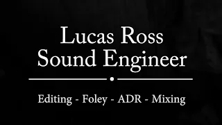 Lucas Ross   Sound Engineer   Short Demo