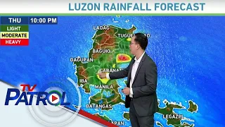 Malaking bahagi ng Luzon patuloy na makararanas ng mga pag-ulan bukas, Abril 13 | TV Patrol