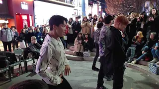 20191128. BECAUSE 💘(KINGDOMS CREW). MESMERIZING BUSKING ~1.