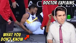 Doctor Explains Stephen Curry's PAINFUL Tailbone Injury and Why it Hurts to Use the Bathroom