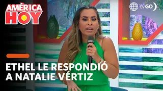 América Hoy: Ethel Pozo responded to Natalie Vértiz (TODAY)