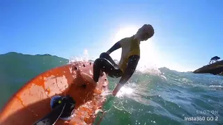 RC Surfer with Insta360 Go 2 camera