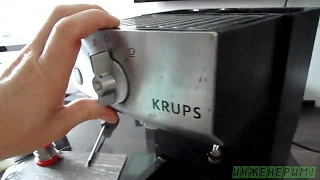 Кофеварка KRUPS. Постоянно работает помпа.