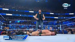 Brock Lesnar ataca brutalmente a Theory con el Maletin - WWE SmackDown Español Latino: 22/07/2022