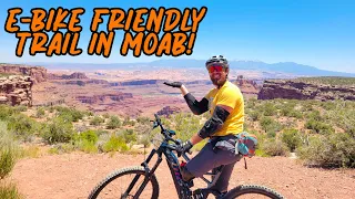 One of the few E-Bike friendly trails in Moab | Mountain Biking Dead Horse Point Trails