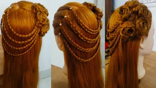 Easy and Simple Hairstyles for Long Hair||Beautiful Hairstyle @soumitabhadra2233