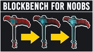 How to texture a Minecraft Model (& how to make it super high-res!) - Blockbench for Noobs - Part 2