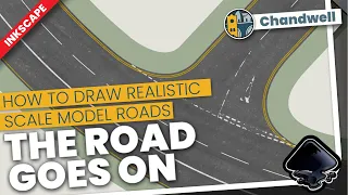 Realistic model roads - How to draw realistic roads for your model railways using Inkscape