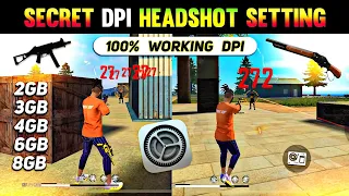 Secret DPI Setting To Get 99% Headshot Rate 😱 || Best DPI For Ump M1887 & Desert Eagle || Best DPI