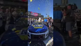 Chase elliott victory lane celebration