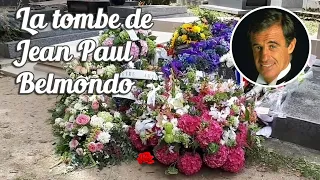 LA TOMBE DE JEAN PAUL BELMONDO AU CIMETIÈRE MONTPARNASSE À PARIS