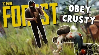 KROJAK BOWS DOWN TO CRUSTY! - The Forest Hard Mode Co-Op Gameplay #1