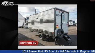 Unbelievable 2024 Sunset Park RV Sun Lite Travel Trailer RV For Sale in Eugene, OR | RVUSA.com