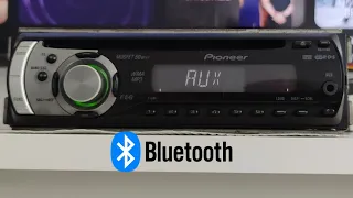 Pioneer DEH-2910MP с установленным Bluetooth модулем.