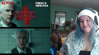 Stranger Things REACTION Season 4 the FIRST 8 MINUTES!!!