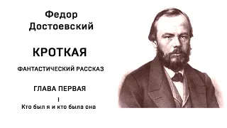 Ф. М. Достоевский. Кроткая. Глава первая I Кто был я и кто была она