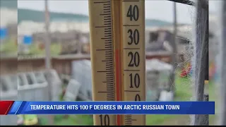 Temperature hits 100 F degrees in Arctic Russian town