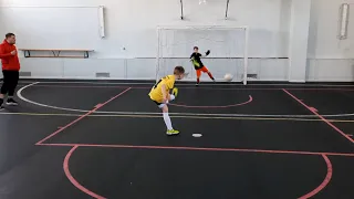 Серия пенальти в детском мини-футболе