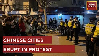 China's Zero-Covid Policy: Police, Shanghai Residents Clash During Covid Lockdown Protests In China