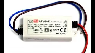 APV-8-12 Mean Well Napájecí zdroj pro LED 12V 8W
