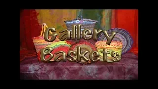 Gallery Baskets - How to Make Fabric Covered Clothesline Rope Baskets - Part One