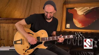 2016 Gibson ES 175 Figured Natural Memphis | Guitar Demo