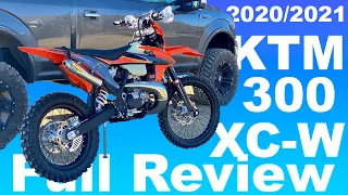 2020 and 2021 KTM 300 XC-W Full Review