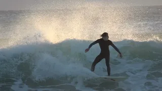 Surf's Up, Delray Beach! Dawn Patrol 11.7.21 -- Sony FDR-AX53 4K Video