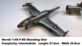 Revell/Monogram 1:48 F-80 Shooting Star Review - Completed