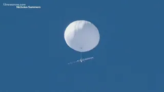 Balloon flying over U.S. intercepted by North American Aerospace Defense Command (NORAD)