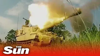 Brigade executes ruthless ambush on Russian command post with persistent tank launches