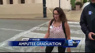 Double amputee graduates from Marquette University