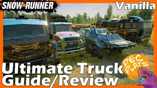 Ultimate Truck Review/Guide To All Trucks (Vanilla) - Snowrunner