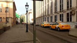 Москва 1294 Староваганьковский переулок осень день
