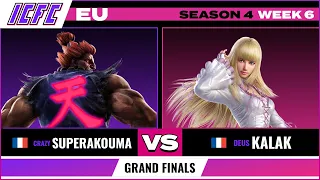 SuperAkouma (Akuma) vs. Kalak (Lili) Grand Finals - ICFC EU Tekken 7 Season 4 Week 6