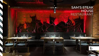 Restaurant interior in Kyiv | Sam's Steak House Prime by loft buro