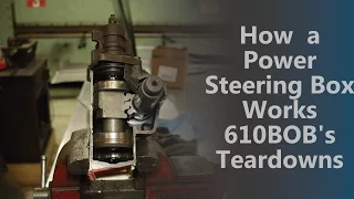 How a Power Steering Box Works 610BOB's Teardowns