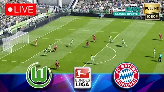 🔴WOLFSBURG vs BAYERN MUNICH  | Bundes Liga | Watch Along ⚽PES2021 eFootball21 Gameplay