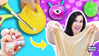 Cutting Open Squishies to Make SLUSHY Slime