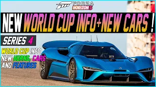 Forza Horizon 5 - NEW Series 4 WORLD CUP! - 8 New Cars, Horns + FULL INFO