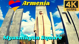 Yerevan Armeinia 🇦🇲 English & Children's Park - Armenia City Walking Tour  [ Armenia 4K ]