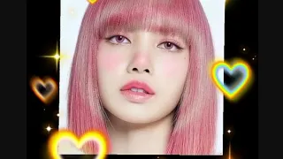 Blackpink Lisa's lollipop hair color edit 🍭 #blackpink #lisa #kpop #music