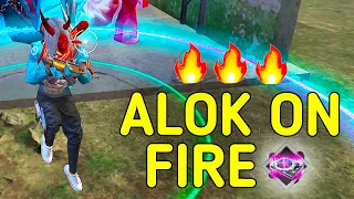 ALOK POWER🔥 !!! ||SOLO VS SQUAD || FIRST EVER GAMEPLAY WITH ALOK || THE BEST CHAR NOW || ALPHA FF