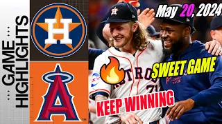 Astros vs Angels May 20, 2024 Game Highlights |  So proud of the Astros 💪