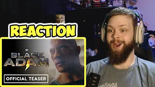 Black Adam - Official Teaser Trailer (REACTION!!!)
