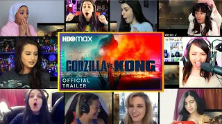 Girls React to Godzilla vs. Kong - Official Trailer