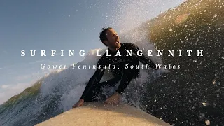 Surfing Llangennith - Gower Peninsula, South Wales (DJI Mini 2 + GoPro Hero 5 Session)